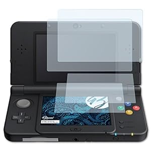 Bruni Schutzfolie kompatibel mit Nintendo New 3DS 2015 Folie, glasklare Displayschutzfolie (2er Set)