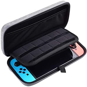 Diyife Schutzhülle für Nintendo Switch, Hartschale, Reisetasche, kompatibel mit Nintendo Switch Konsole und 12…